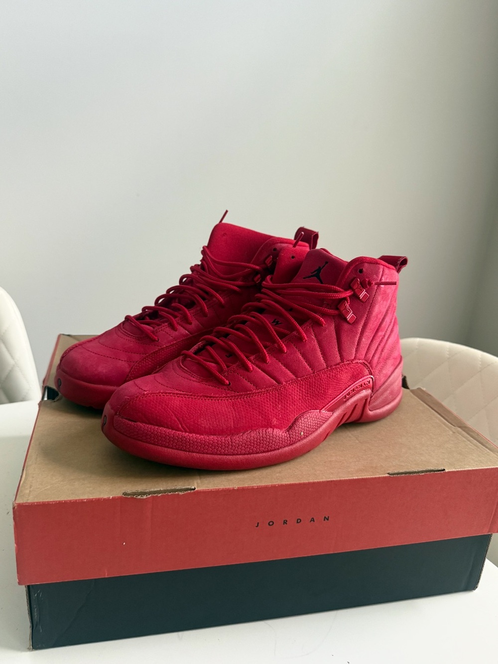 Jordan 12 Men’s Gym Red size 12 slightly used.